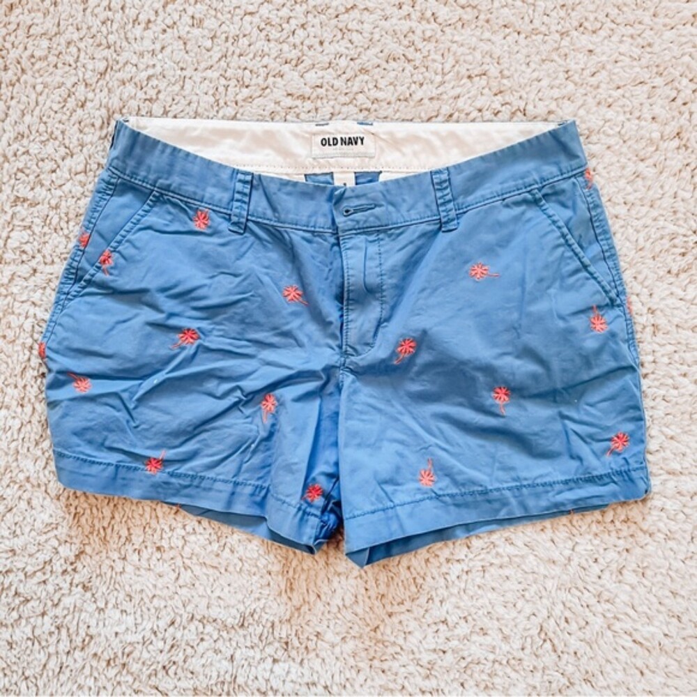 Old Navy palm tree print shorts size 8
